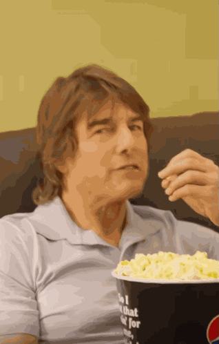 Tom Cruise Popcorn GIF