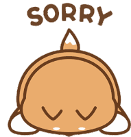 Ton Ton Friends Sorry Sticker