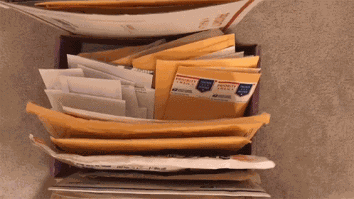 Tons Of Mail Hannah Fawcett GIF