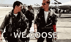 Top Gun High Five GIF