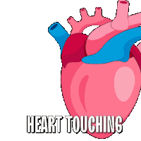 Touching Heart Sticker