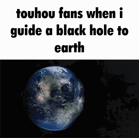 Touhou Black Hole GIF