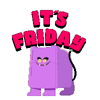 Transparent Friday Sticker