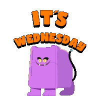 Transparent Wednesday Sticker