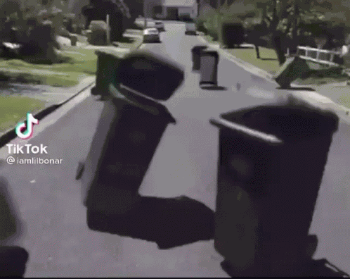 Trash Cans Dancing Dancing Trash Can GIF
