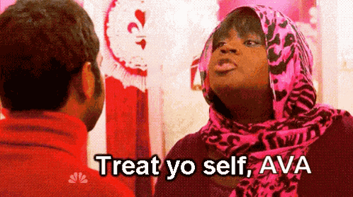 Treat Yo Self Black Friday GIF