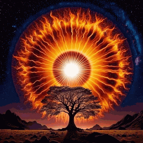 Tree Sun GIF