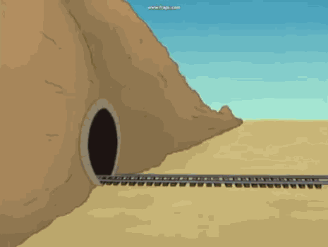 Tren Entrando Drawn Together Train GIF