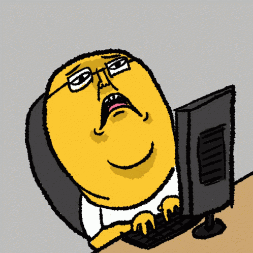 Troll Typing GIF