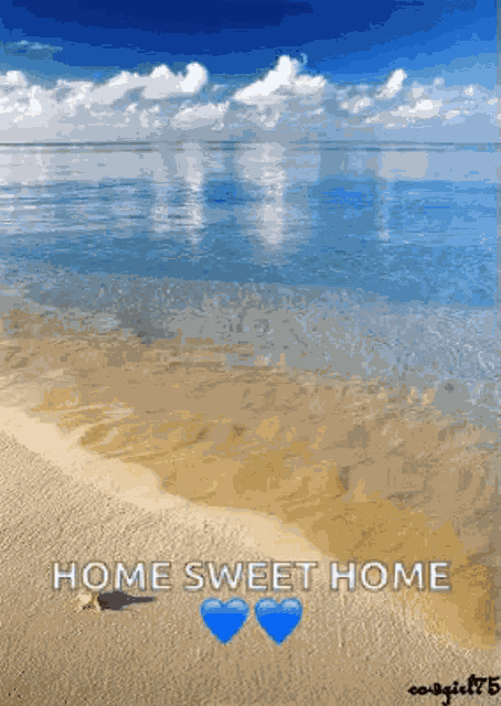 Tropical Beaches Home Sweet Home GIF