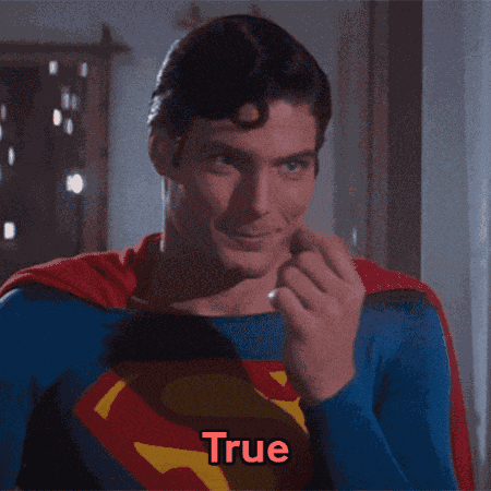 True Superman GIF