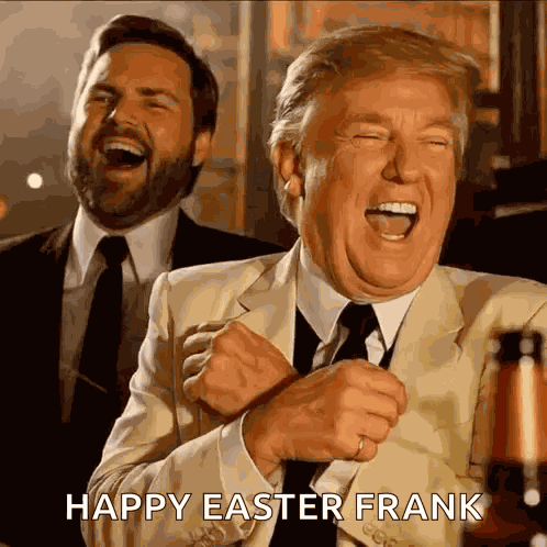 Trump And Vance Laughing Trump Dance GIF