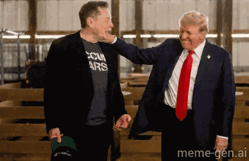 Trump Elon Musk GIF