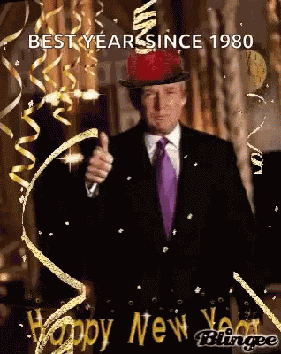 Trump Happy New Year GIF