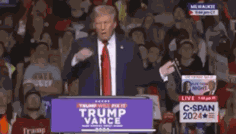 Trump Mic GIF