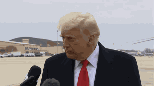 Trump Microphone Donald Trump Microphone GIF