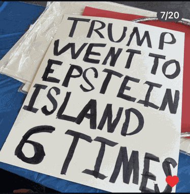 Trump Went To Epstein Island 6 Times Epstein Meme