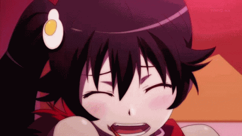 Tsukihi Araragi Toothbrush GIF