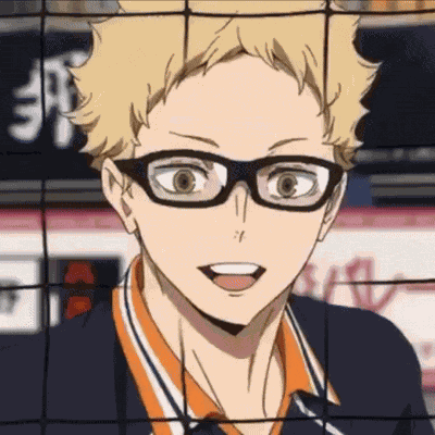 Tsukki Smiling Dumpster Battle Tsukki Smiling At Kuroo GIF