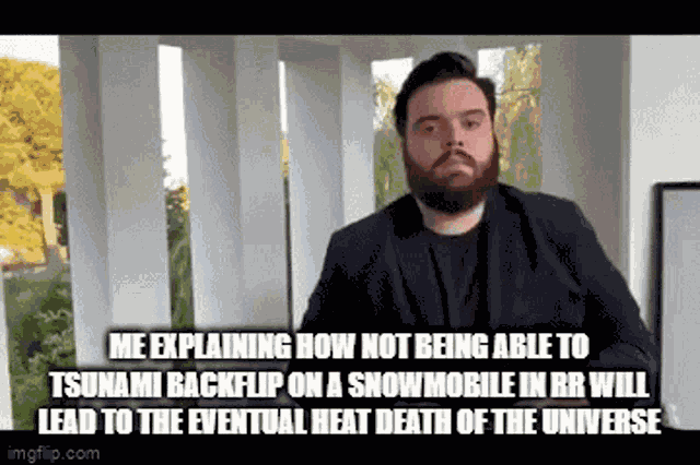 Tsunami Backflip Snowmobile GIF