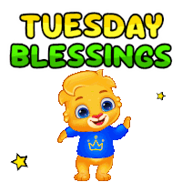 Tuesday Tuesday Blessings Sticker