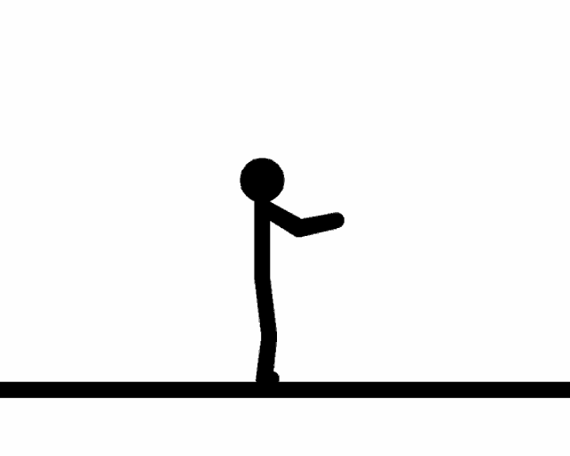 Tumble Stickman Gif GIF