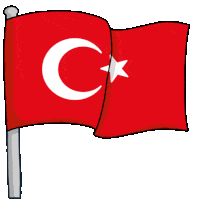 Turkey Flag Sticker
