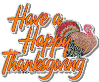 Turkey Happy Thanksgiving Sticker