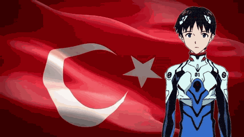 Turkish Shinji Turkey Flag GIF