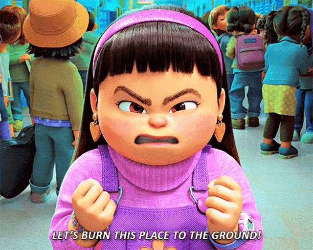 Turning Red Abby GIF