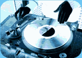 Turntable Record Player GIF