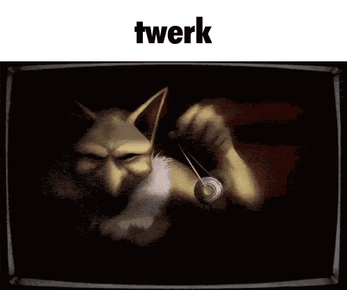 Twerk Throw Back GIF