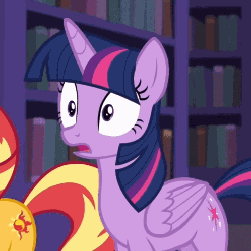 Twilight Sparkle Shocked GIF