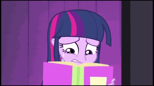 Twilight Sparkle Writing GIF