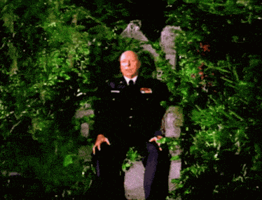 Twin Peaks Major Briggs GIF
