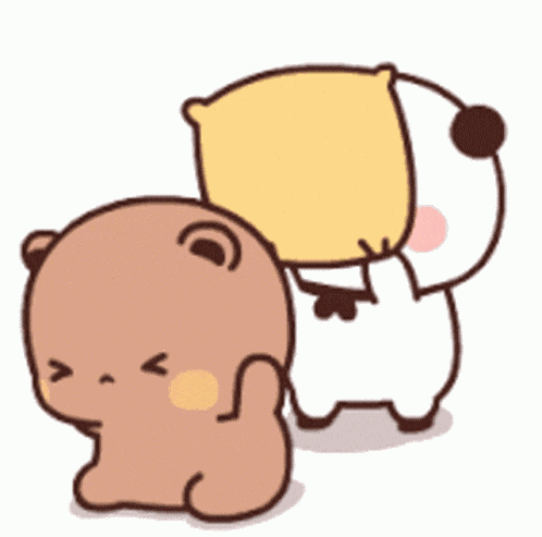 Twitter Bubu Hitting Dudu GIF