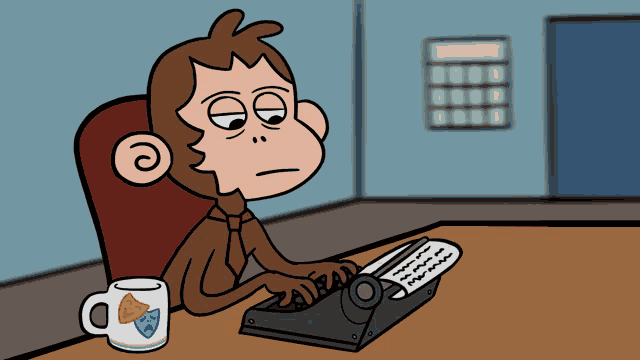 Typing Bored Typing GIF