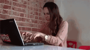 Typing Work GIF