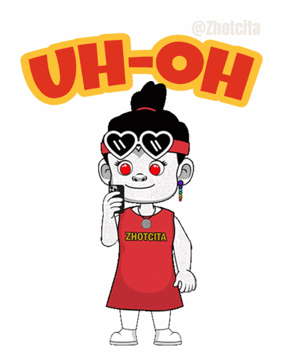 Uh Oh Zhotcita GIF