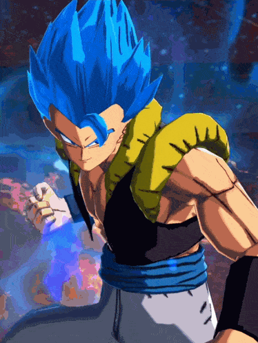 Ultra Gogeta Blue Pur Gogeta Blue GIF