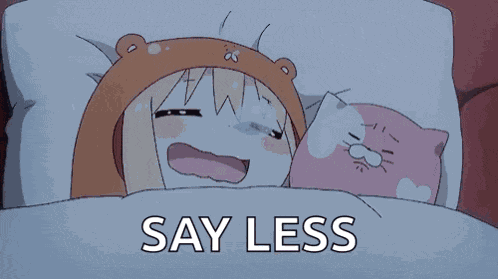 Umaru Sleeping GIF
