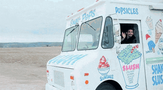 Umbrella Academy Ice Cream Truck GIF