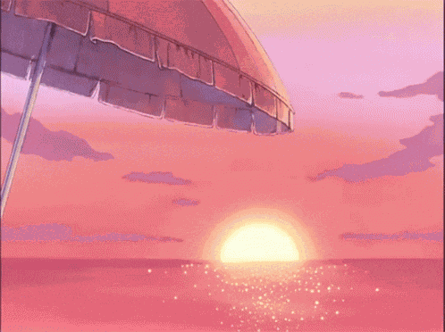 Umbrella Beach GIF