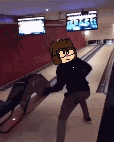 Un-named Show Bowling GIF