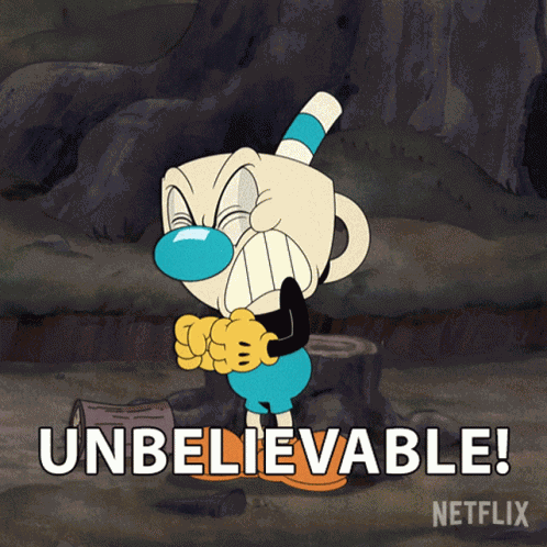 Unbelievable Mugman GIF