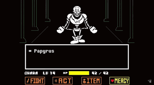Undertale Papyrus GIF