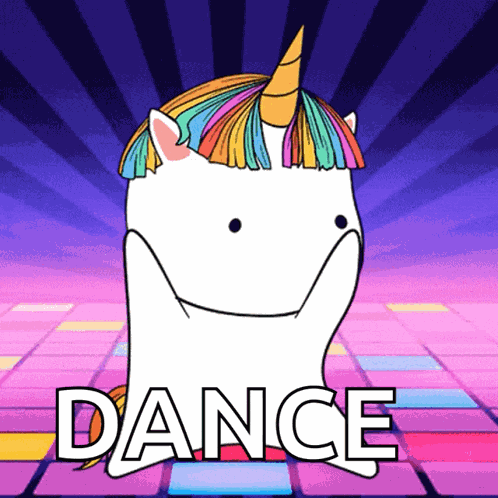 Unicorn Dance GIF