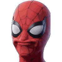 Unsatisfied Spiderman Sticker