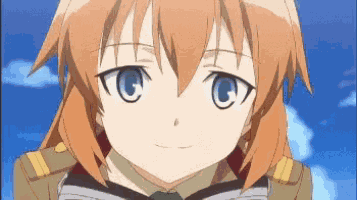 ストライクウィッチーズ　ニコニコ　笑顔 GIF