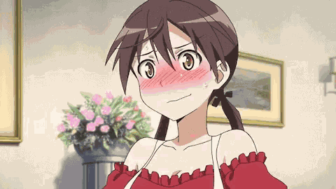 えーと　うーん　緊張　ざわざわ　ストライクウィッチーズ GIF